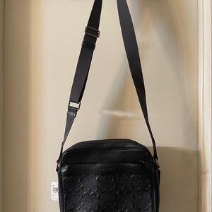 Coach Black Signature Crossbody Bag
